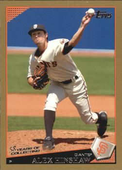 2009 Topps - Gold #274 Alex Hinshaw Front