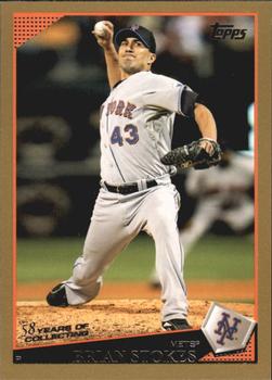 2009 Topps - Gold #316 Brian Stokes Front