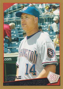 2009 Topps - Gold #318 Manny Acta Front