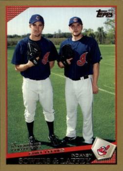 2009 Topps - Gold #333 Jeremy Sowers / Aaron Laffey Front