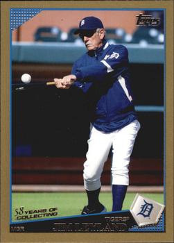 2009 Topps - Gold #339 Jim Leyland Front