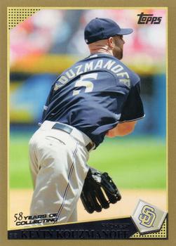 2009 Topps - Gold #374 Kevin Kouzmanoff Front