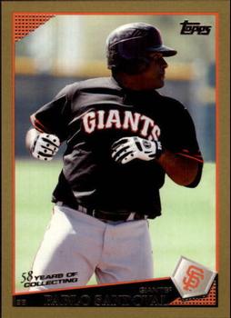 2009 Topps - Gold #426 Pablo Sandoval Front