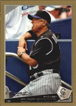 2009 Topps - Gold #497 Clint Hurdle Front