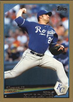 2009 Topps - Gold #498 Kyle Davies Front