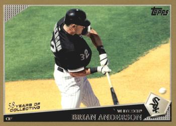 2009 Topps - Gold #516 Brian Anderson Front