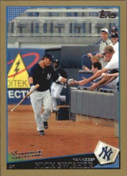 2009 Topps - Gold #528 Nick Swisher Front