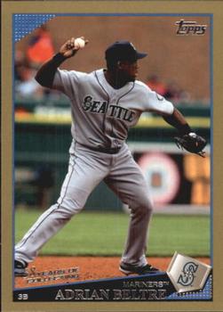2009 Topps - Gold #560 Adrian Beltre Front