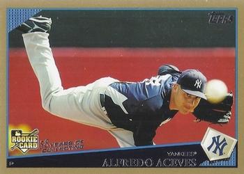 2009 Topps - Gold #644 Alfredo Aceves Front