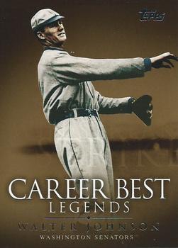 2009 Topps - Legends of the Game Career Best #LGCB-WJ Walter Johnson Front