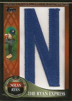 2009 Topps - Legends of the Game Nickname Letter Patch #LGCP-NR Nolan Ryan Front