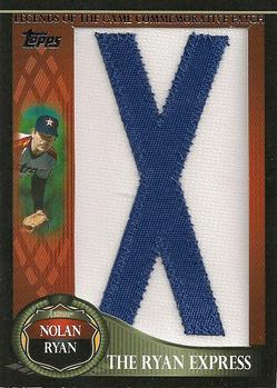 2009 Topps - Legends of the Game Nickname Letter Patch #LGCP-NR Nolan Ryan Front