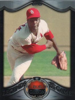 2009 Topps - Legends of the Game Platinum #LG19 Bob Gibson Front