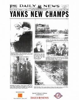 2003 NY Daily News/Kodak Yankees WS Champions #1 1923 New York Yankees Front