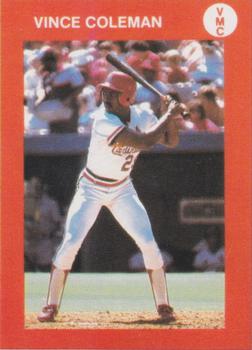 1986 Baseball Cards Magazine Repli-cards #5 Vince Coleman Front