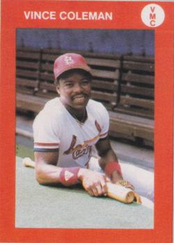 1986 Baseball Cards Magazine Repli-cards #7 Vince Coleman Front