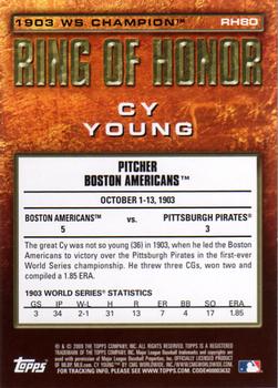 2009 Topps - Ring of Honor #RH80 Cy Young Back