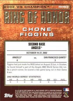 2009 Topps - Ring of Honor #RH83 Chone Figgins Back