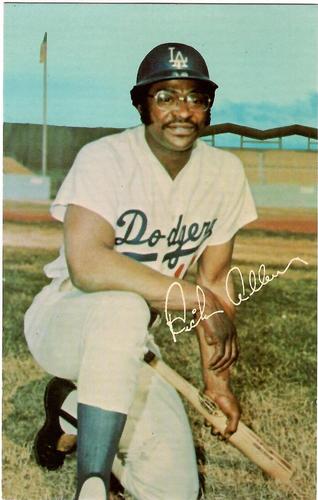 1971 Los Angeles Dodgers Postcards #74805-C Rich Allen Front