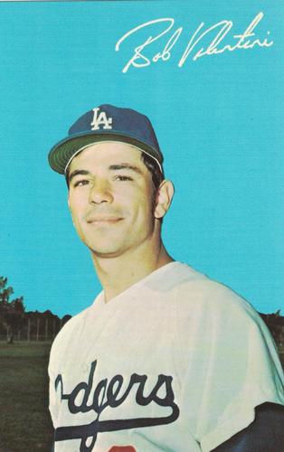 1971 Los Angeles Dodgers Postcards #74804-C Bob Valentine Front