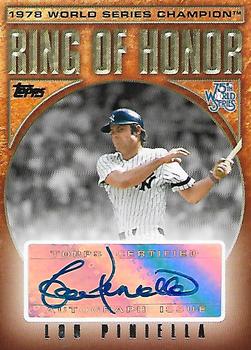 2009 Topps - Ring of Honor Autographs #RHA-LP Lou Piniella Front