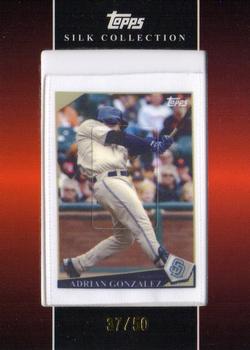 2009 Topps - Silk Collection #NNO Adrian Gonzalez Front