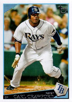 2009 Topps - Retro Gray Back #40 Carl Crawford Front