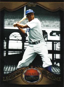 2009 Topps - Legends of the Game Gold (Target) #LLG-2 Jackie Robinson Front