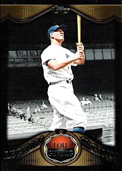2009 Topps - Legends of the Game Gold (Target) #LLG-5 Lou Gehrig Front