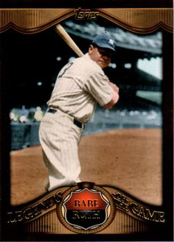 2009 Topps - Legends of the Game Gold (Target) #LLG-13 Babe Ruth Front