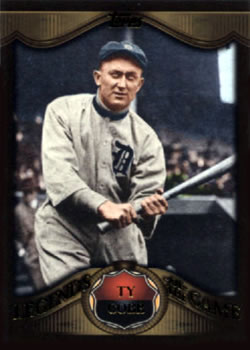 2009 Topps - Legends of the Game Gold (Target) #LLG-15 Ty Cobb Front
