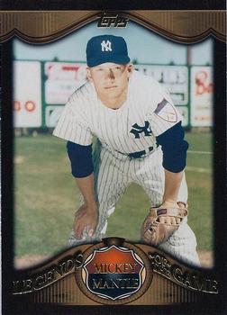2009 Topps - Legends of the Game Gold (Target) #LLG-7 Mickey Mantle Front