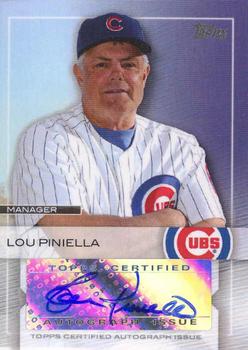 2009 Topps - Uncirculated Autographs #2 Lou Piniella Front