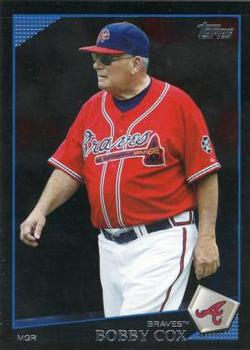 2009 Topps - Black #17 Bobby Cox Front