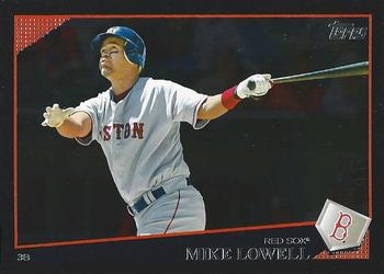 2009 Topps - Black #28 Mike Lowell Front