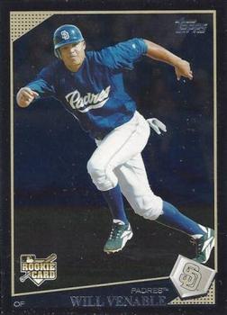 2009 Topps - Black #51 Will Venable Front
