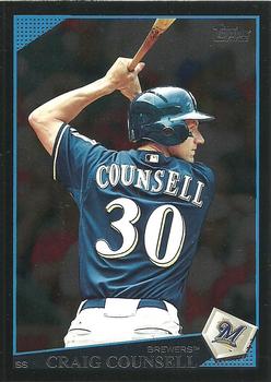 2009 Topps - Black #119 Craig Counsell Front