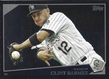 2009 Topps - Black #301 Clint Barmes Front