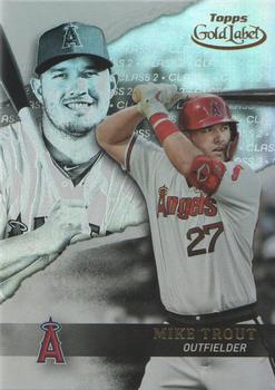 2020 Topps Gold Label - Class 2 #1 Mike Trout Front