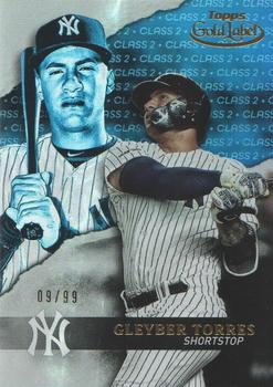 2020 Topps Gold Label - Class 2 Blue #63 Gleyber Torres Front