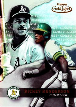 2020 Topps Gold Label - Class 3 #70 Rickey Henderson Front