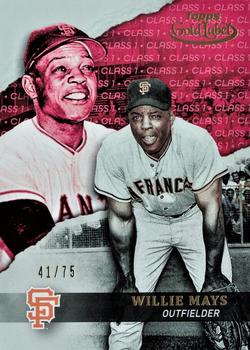 2020 Topps Gold Label - Class 1 Red #84 Willie Mays Front