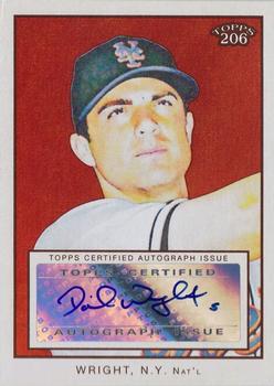 2009 Topps 206 - Autographs #NFA-1 David Wright Front