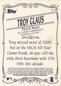 2009 Topps 206 - Bronze #65 Troy Glaus Back