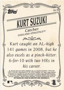 2009 Topps 206 - Bronze #86 Kurt Suzuki Back