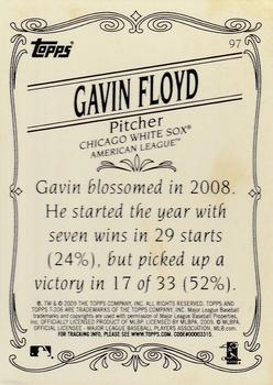 2009 Topps 206 - Bronze #97 Gavin Floyd Back