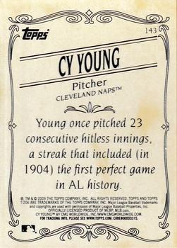 2009 Topps 206 - Bronze #143 Cy Young Back