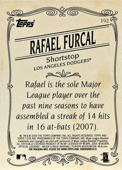 2009 Topps 206 - Bronze #192 Rafael Furcal Back