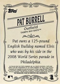 2009 Topps 206 - Bronze #210 Pat Burrell Back