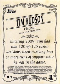 2009 Topps 206 - Bronze #250 Tim Hudson Back